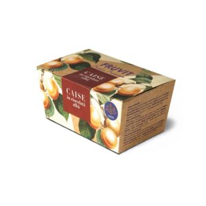 Caise în ciocolată albă Fruvit 350g