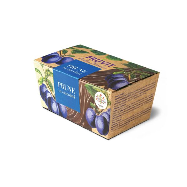Prune în ciocolată neagră Fruvit 200g
