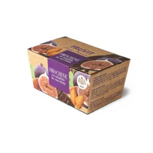 Smochine cu migdale în ciocolată neagră 150g